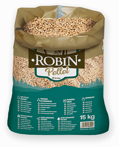 worek pelletu opałowego Robin do kupienia w Zdunach lub sklepie internetowym